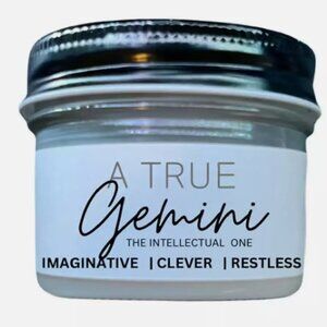 Gemini Candle - Zodiac Candle - True Gemini - Gift for Gemini
